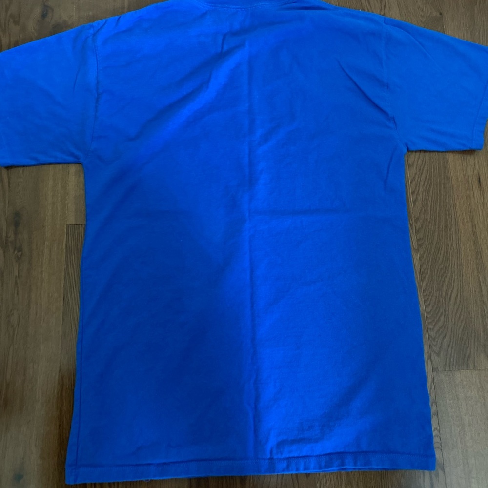 MENS MEDIUM BLACK AND BLUE CHAMPION TEE - Picture 3 of 5